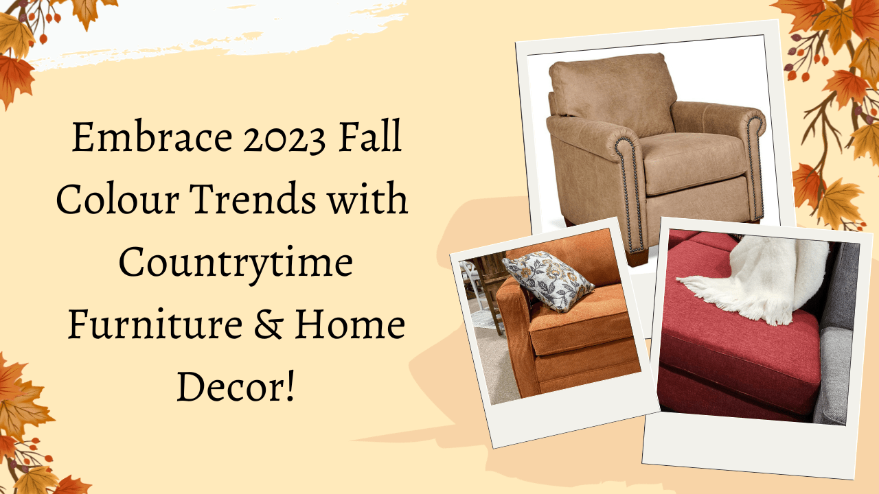 Embrace 2023 Fall Colour Trends