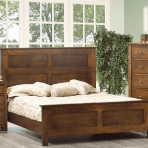 Discover the timeless elegance of the Harbourside Queen Panel Bed by Vokes Furniture. Crafted with meticulous attention to detail, this stunning piece combines beautiful clean lines and a contemporary style. Bring elegant vibes into your home and enjoy the perfect blend of style and function.