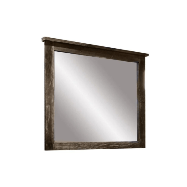 The Montana Landscape mirror is designed to complement a chest or dresser with its classy minimal frame.