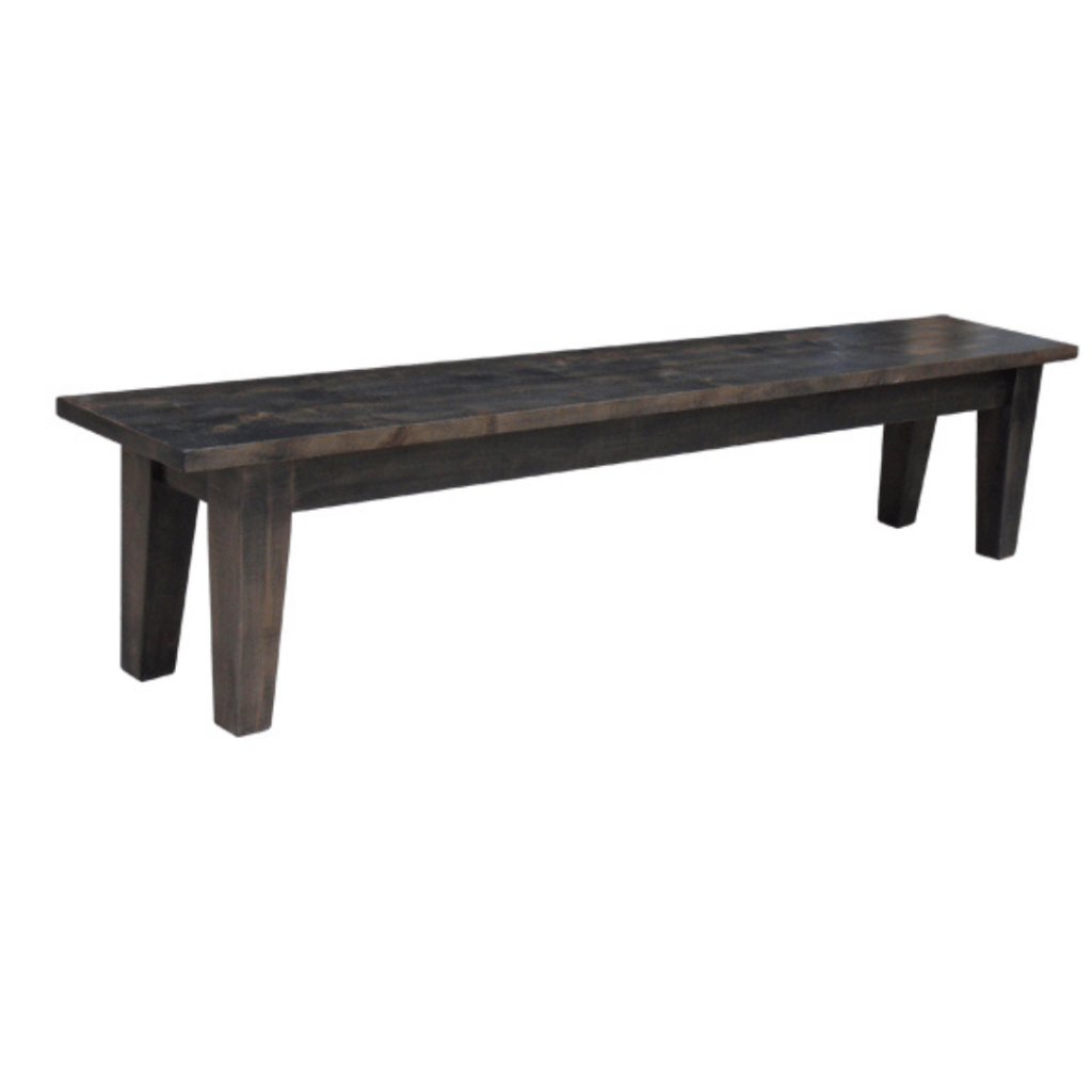 Dakota 4 legged Bench Solid Wood Canadian Made