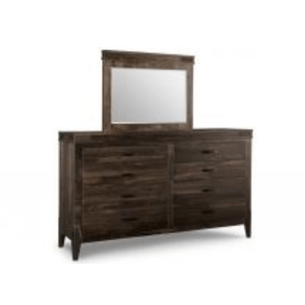 Chattanooga 8 Drawer Dresser and Mirror