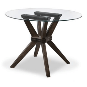 Tribeca Round Glass Top Dining Table