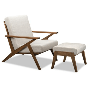 Tribeca Accent Chair and Ottoman