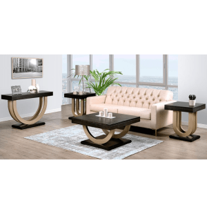 Contempo Metal Curved Livingroom Tables