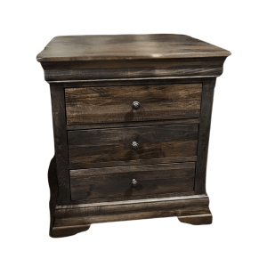 Louis Rustique Ebony Nightstand